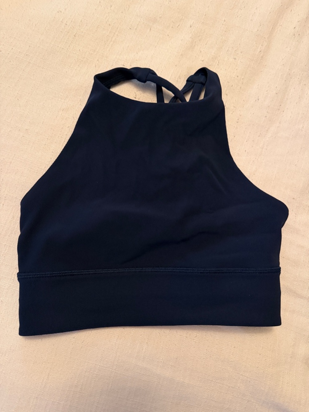 lululemon athletica Deep Navy Strappy Back Sports Bra